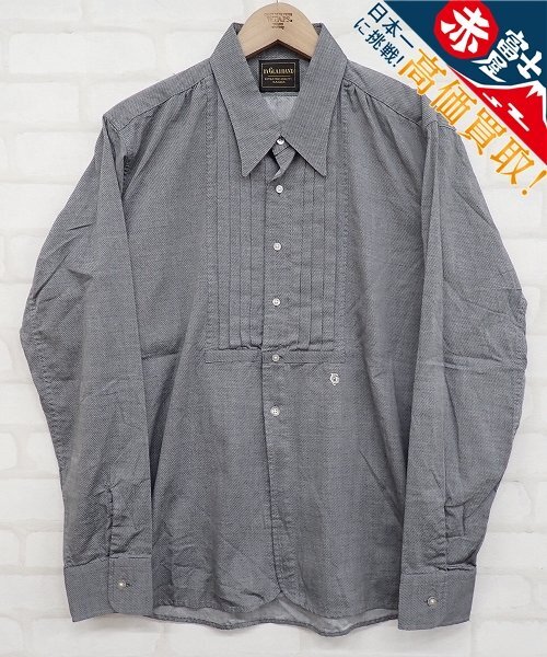 9T4856【クリックポスト対応】BY GLADHAND BYGH-15-AW-15 DINNER L/S SHIRTS グラッドハンド ディナーシャツ拍卖