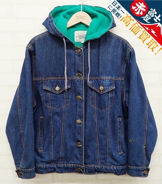 3J6948/CURRENT SEEN フーデッドデニムジャケット Gジャン拍卖
