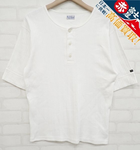9T4977【クリックポスト対応】THE FLAT HEAD フライス ヘンリーネックTシャツ FN-TLH-001 フラットヘッド拍卖