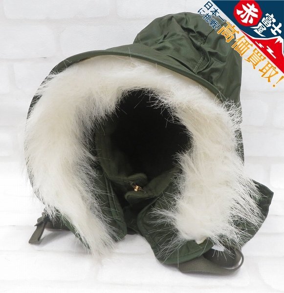 1H8274/米軍実物 ALPHA社 A-1用ファーフード 86年 アルファ ビンテージ拍卖