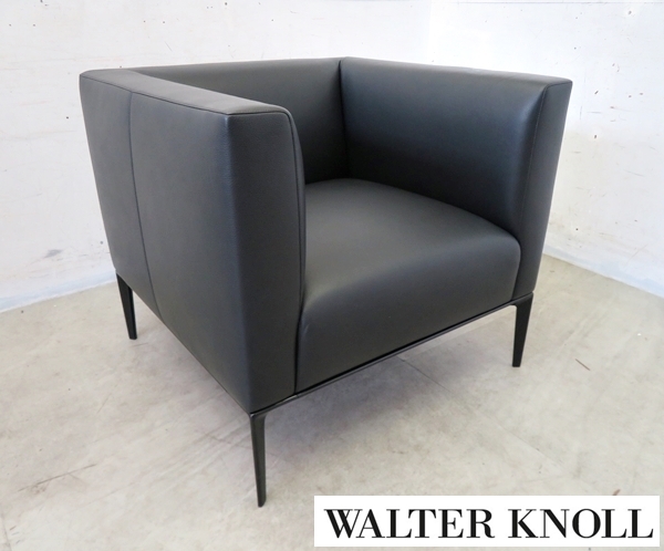 ■P605■展示品■総革■ドイツ■ウォルターノル/walter knoll■JAAN/ジャアン■ラウンジソファ■1人掛けソファ■67.4万円■拍卖