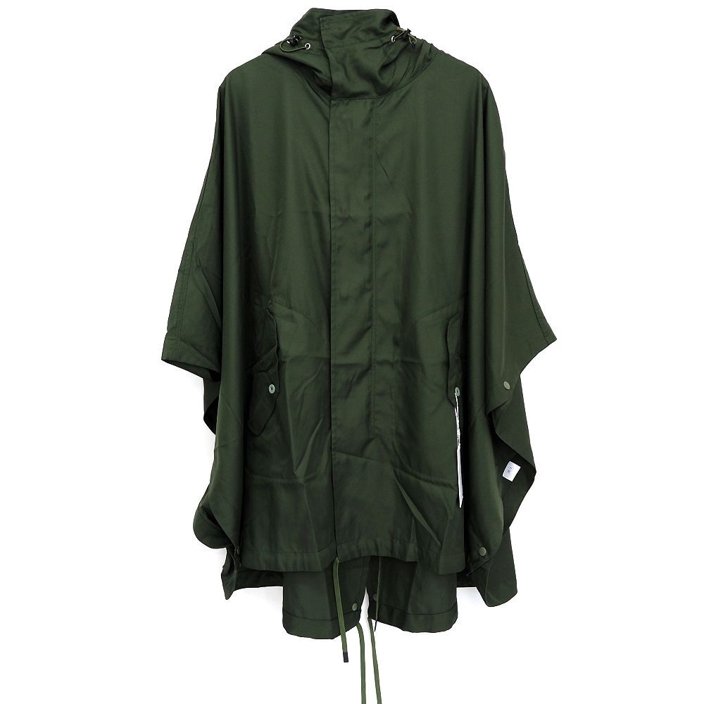 E06454 未使用品 F/CE. /WATER REPELLENT AG+ PONCHO ポンチョ コート 【サイズ:S】 オリーブ FPA08231W0001 エフシーイー レディース拍卖