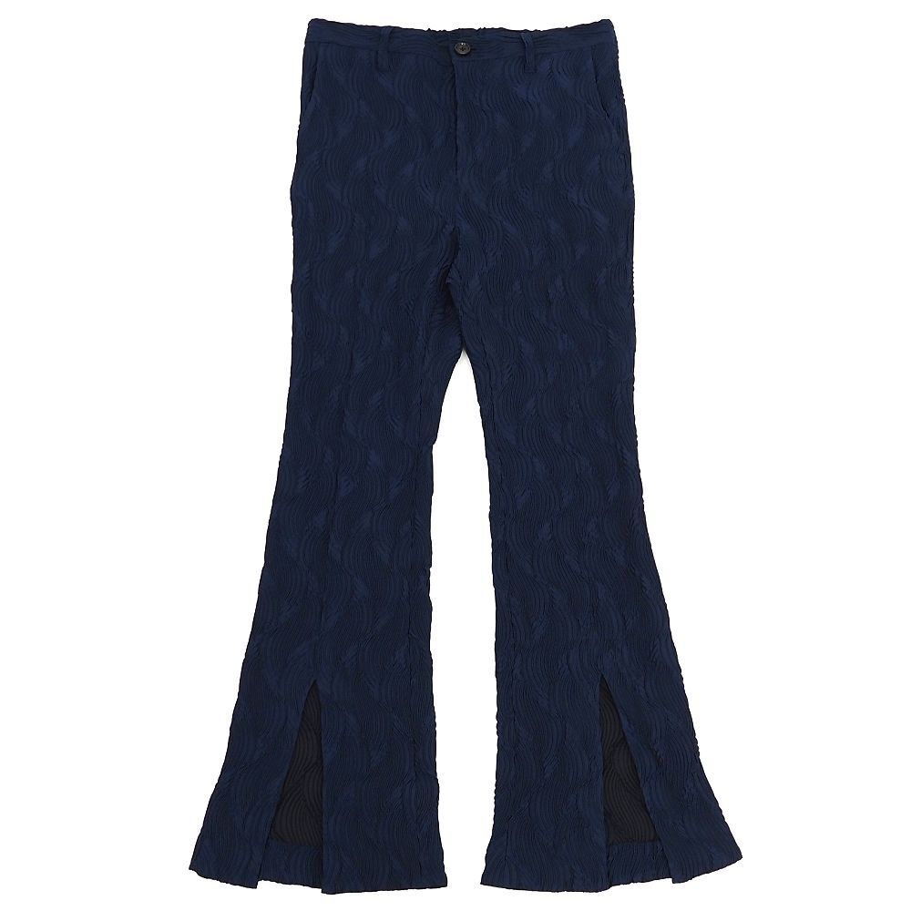 G0689S 新品 MIKAGE SHIN/パンツ 【サイズ:2】 ネイビー ポリエチレン ストレッチ ミカゲシン メンズ拍卖