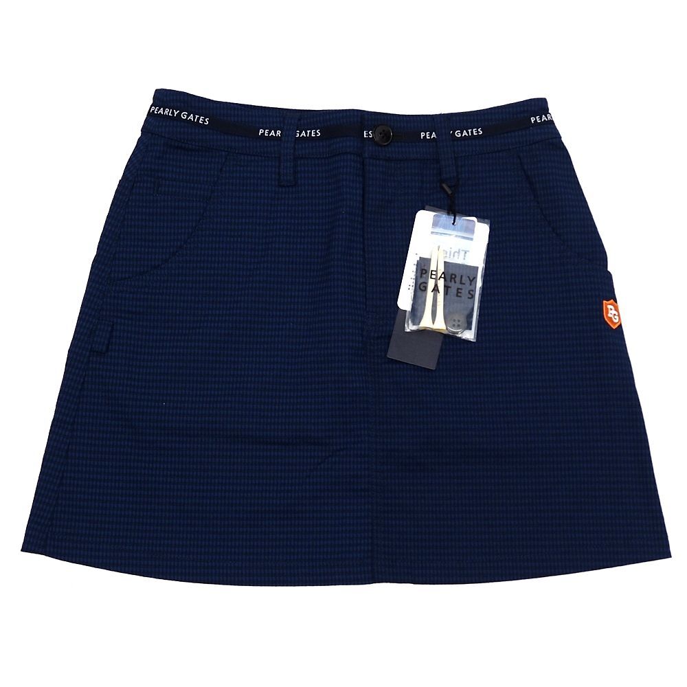 G06266 新品 PEARLY GATES/スカート 【サイズ:00】 ネイビー ゴルフウエア パーリーゲイツ レディース拍卖
