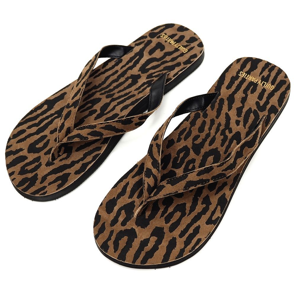 G06278 新品 WACKO MARIA GUILTY PARTIES × el Nido /lips レザーサンダル 【サイズ:40】 LEOPARD PRINT ワコマリア エルニド メンズ拍卖