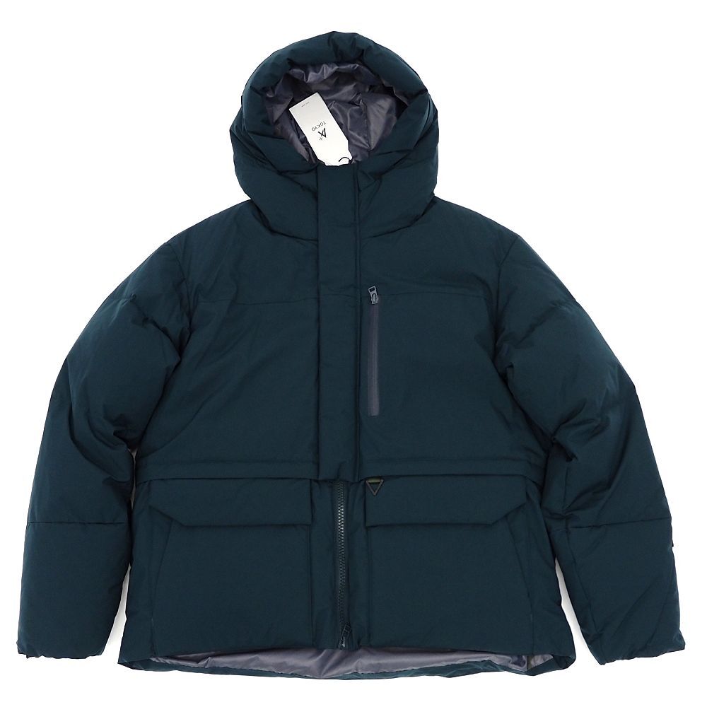 H06104 新品 A+TOKYO/パーフェクション ダウンジャケット 【サイズ:2】 ダークグリーン 日本製 エープラストウキョウ メンズ拍卖