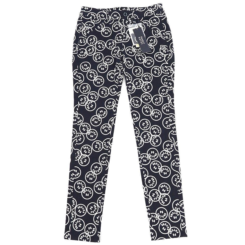 G06253 新品 PEARLY GATES パンツ 【サイズ:1】 ダークネイビー パワフルコットンストレッチ パーリーゲイツ レディース拍卖