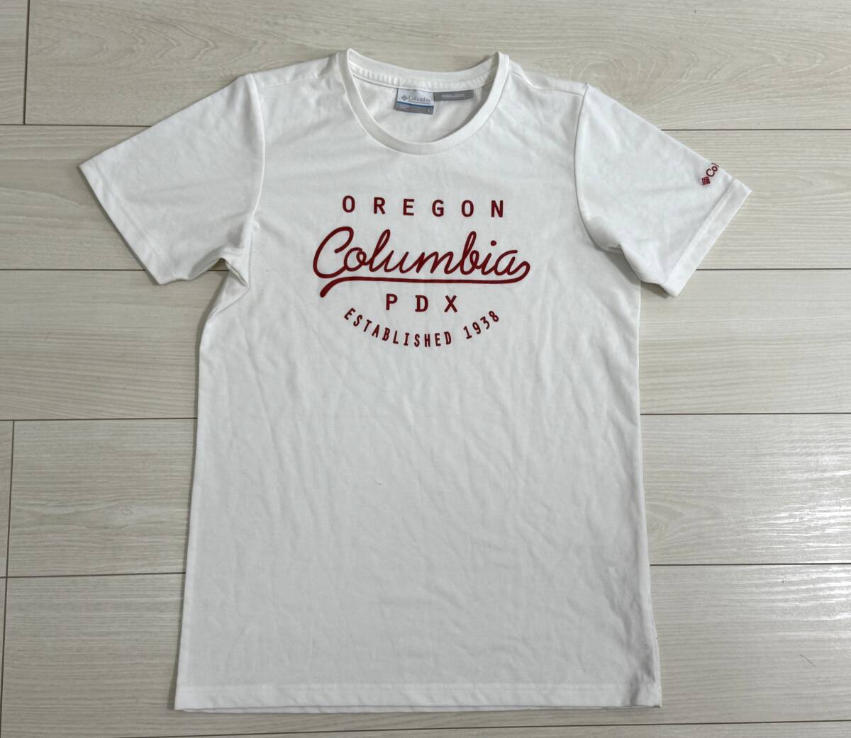 ★Columbia コロンビア 半袖Tシャツ Lサイズ 白 レディース OMNI-WICK★拍卖