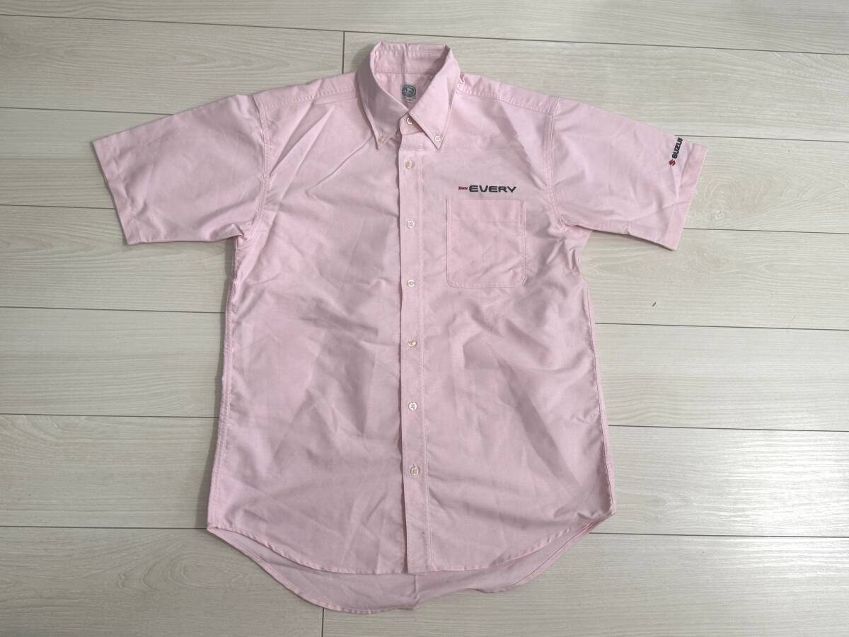 ★希少/レア SUZUKI スズキ EVERY エブリー 半袖シャツ ピンク 刺繍 非売品 Mサイズ★拍卖