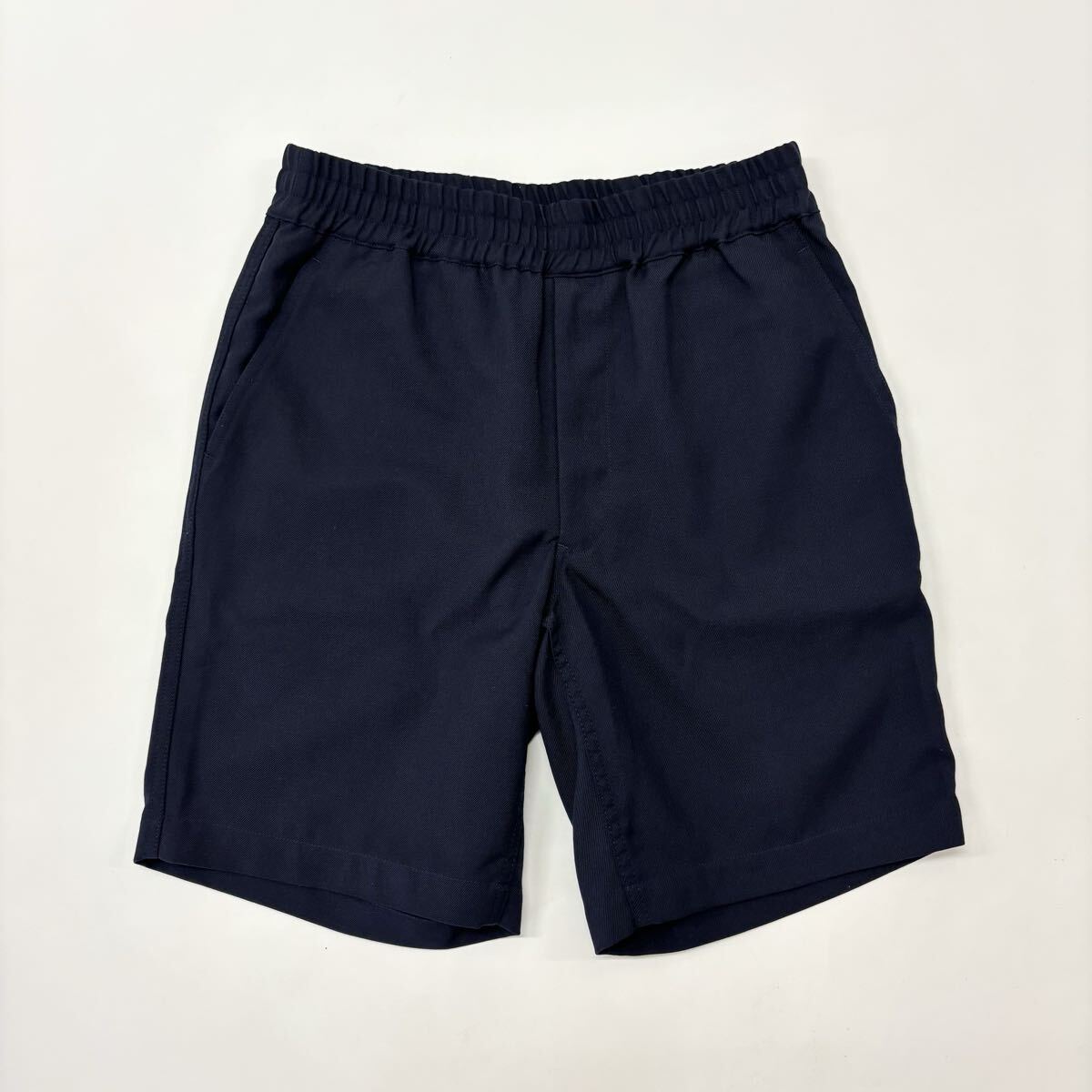良品 Sans limite サンリミット W1303131 Gabardine Boxer Shorts ギャバジン ボクサー ショーツ ネイビー 系 サイズ 0 708-0080拍卖