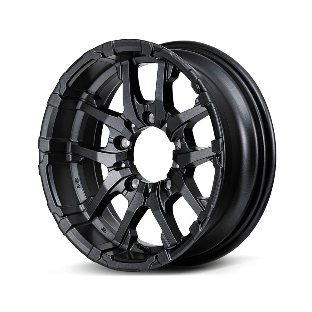 16インチ 5H139.7 6.0J 6J-5 5穴 ナイトロパワー クロスファング ジムニーシエラ 用ホイール 1本 MID WHEELS NITRO POWER M26 CROSS FANG拍卖