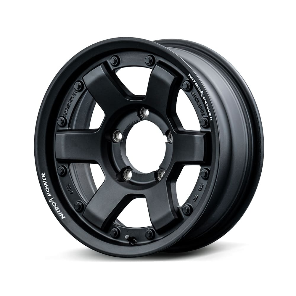 15インチ 5H139.7 6.0J 6J-5 5穴 ナイトロパワー カービン ホイール 1本 ガンブラック MID WHEELS NITRO POWER M6 CARBINE拍卖