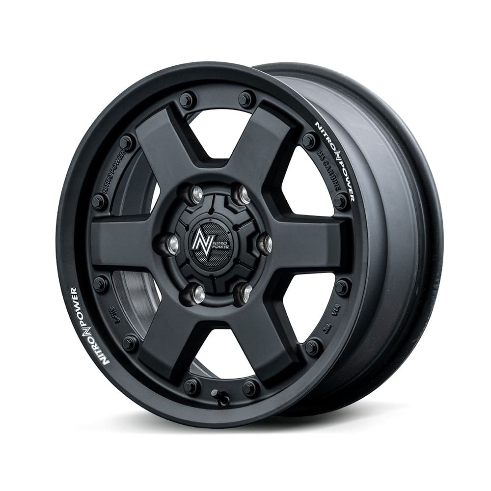16インチ 5H114.3 7.0J 7J+40 5穴 ナイトロパワー カービン ホイール 4本 ガンブラック MID WHEELS NITRO POWER M6 CARBINE拍卖