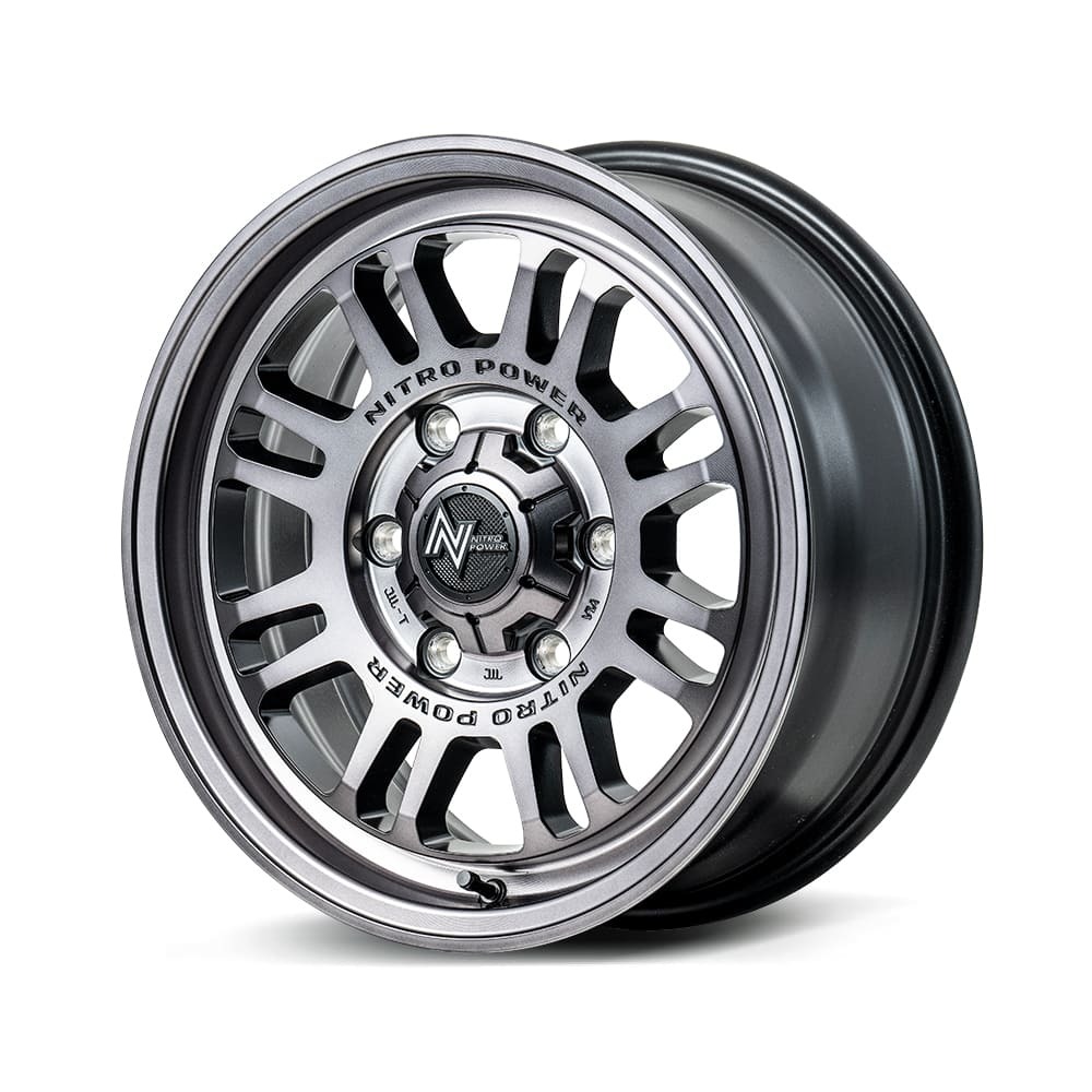 16インチ 6H139.7 6.5J+38 6穴 ナイトロパワー アサルト ハイエース 用ホイール 4本 スティールクリア MID WHEELS NITRO POWER M16 ASSAULT拍卖
