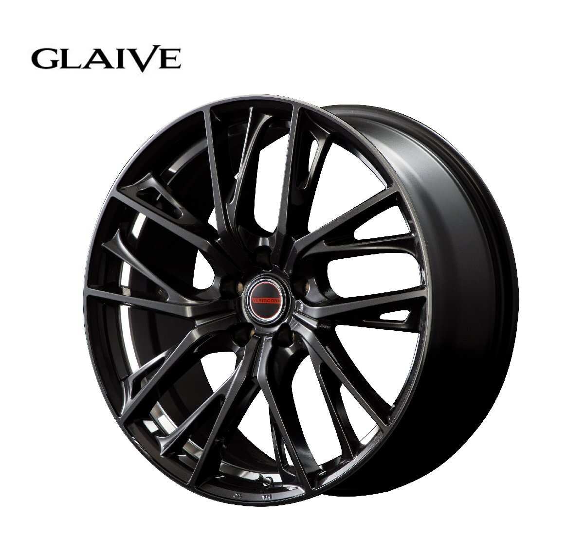 19インチ 5H114.3 8.0J 8J+42 5穴 グレイブ ホイール 1本 ダイヤモンドブラック リムエッジ&アンダーカットDC MID WHEELS GLAIVE拍卖