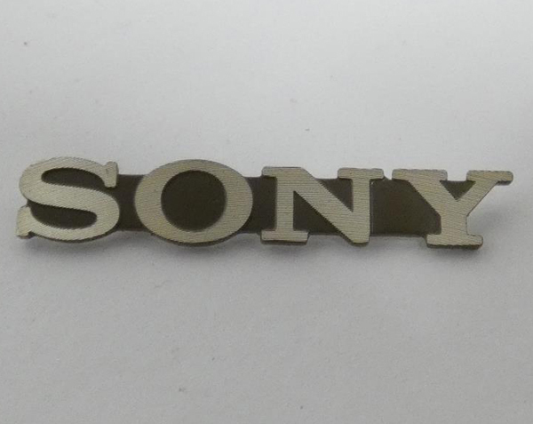 ■SONY アルミ エンブレム ロゴプレート ゴールド 幅32mm MDS-JE700拍卖