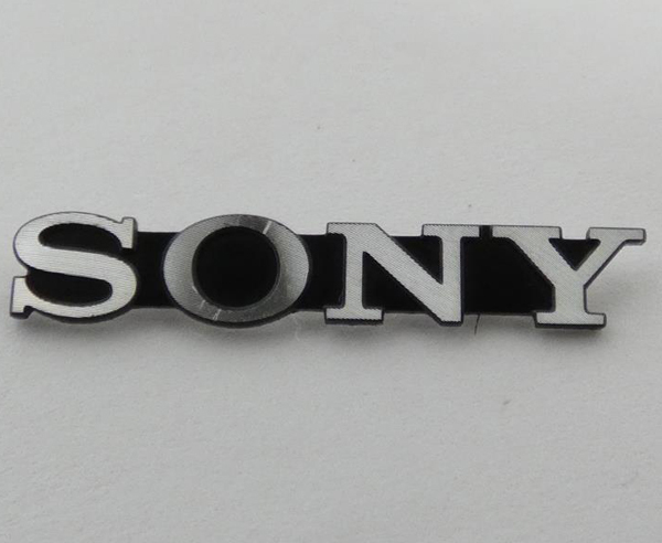 ■SONY アルミ エンブレム ロゴプレート 幅32mm ③拍卖