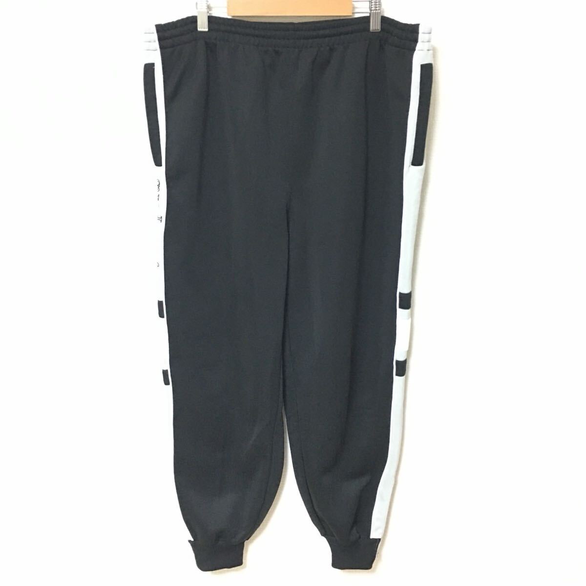 ゴルフにも◎【Lynx】リンクス トラックパンツ ジャージ スポーツ ジム 部屋着 裾ジップ ウエストゴム メンズ ブラック サイズL/Y35514fF拍卖