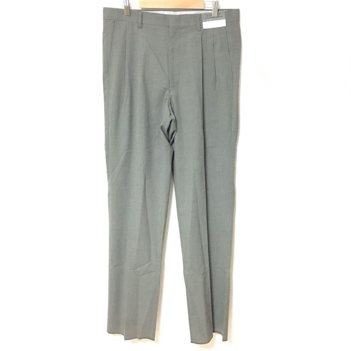 状態良好◎【PACCINO】パチーノ スラックス KANSAI YAMAMOTO パンツ ビジネス ゴルフ ボトムス ミドル メンズ グレー サイズ85/Y35522fF拍卖