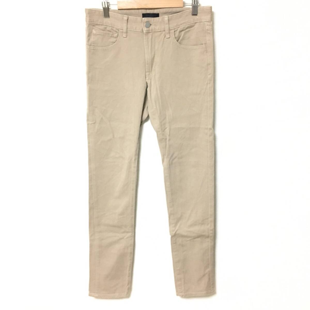 人気ブランド◎【UNIQLO】ユニクロ デニム パンツ ジーパン ジーンズ タイト ストレート メンズ ベージュ サイズ 28インチ /Y35094fa拍卖