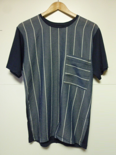 ☆ ZARA MAN ザラ Tシャツ 半袖 レーヨン混 SIZE:S NVY /送料185円~ ☆拍卖