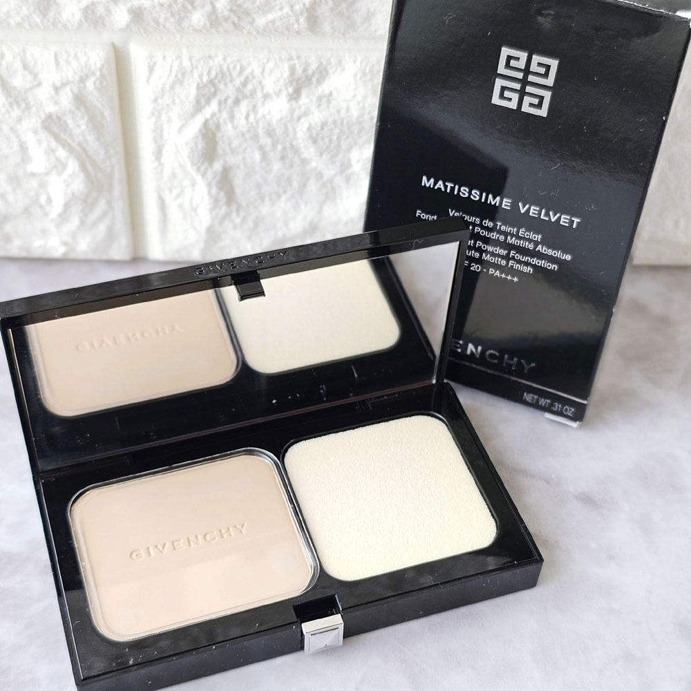 ★パウダー未使用★GIVENCHY ジバンシイ/マティシム ベルベット コンパクト★01(マットポーセリン)・パウダーファンデーション★拍卖