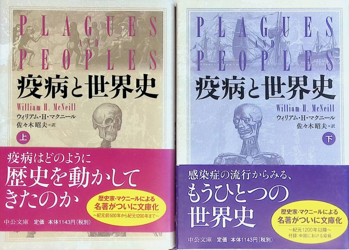 疫病と世界史 上下 2冊セット ウィリアム・H・マクニール 佐々木昭夫訳 中公文庫 YE250808K1拍卖