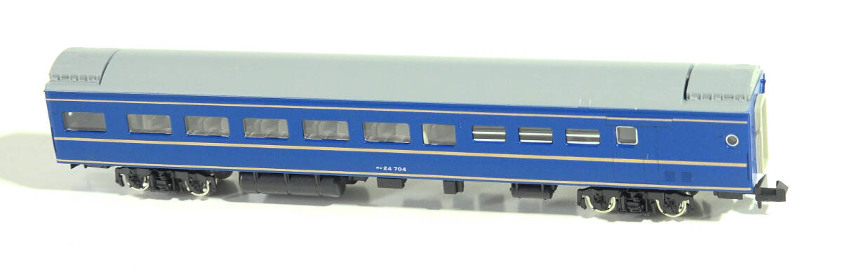 【H57Y25】TOMIX「No.2546 オシ24‐700(あさかぜ仕様)」ケースなし 24系客車 ブルートレイン 中古Nゲージ ジャンク トミックス拍卖