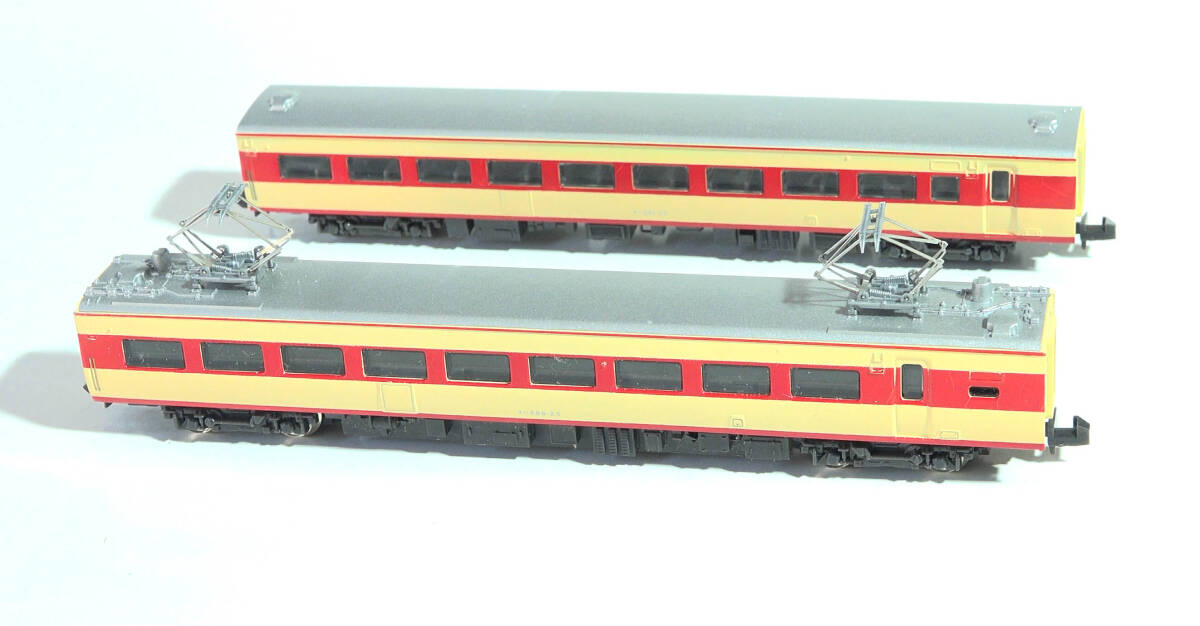 【H57L09】TOMIX「モハ380+モハ381」ケースなし動力あり 381系特急形電車 中古Nゲージ ジャンク トミックス拍卖