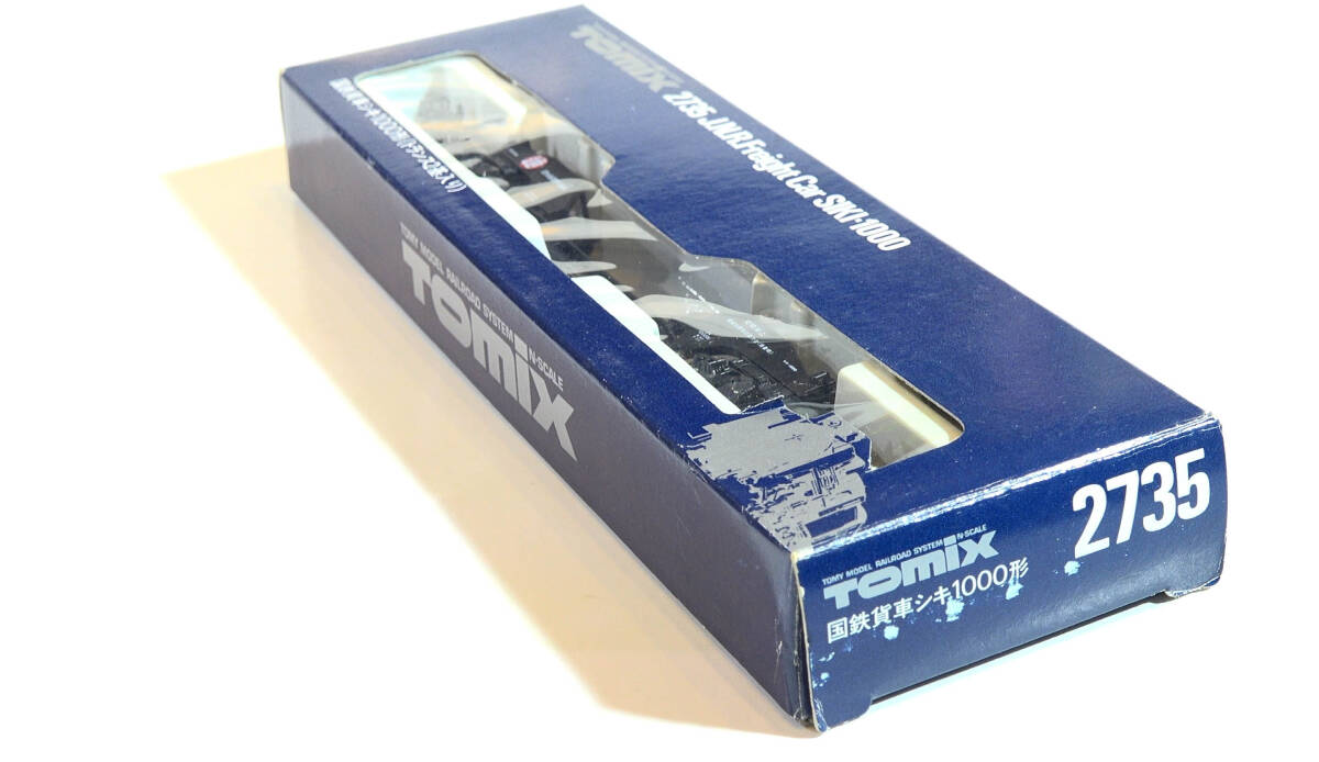 【H57f16】TOMIX「No.2735 私有貨車シキ1000形(トランス2基入)」ケース付き 大物車 中古Nゲージ ジャンク トミックス拍卖