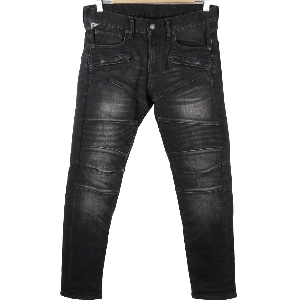 ■DENIM&SUPPLY デニムアンドサプライ RALPH LAUREN ラルフローレン D&S PROSPECT SLIM メンズ ストレッチ バイカー デニムパンツ W28 L30拍卖