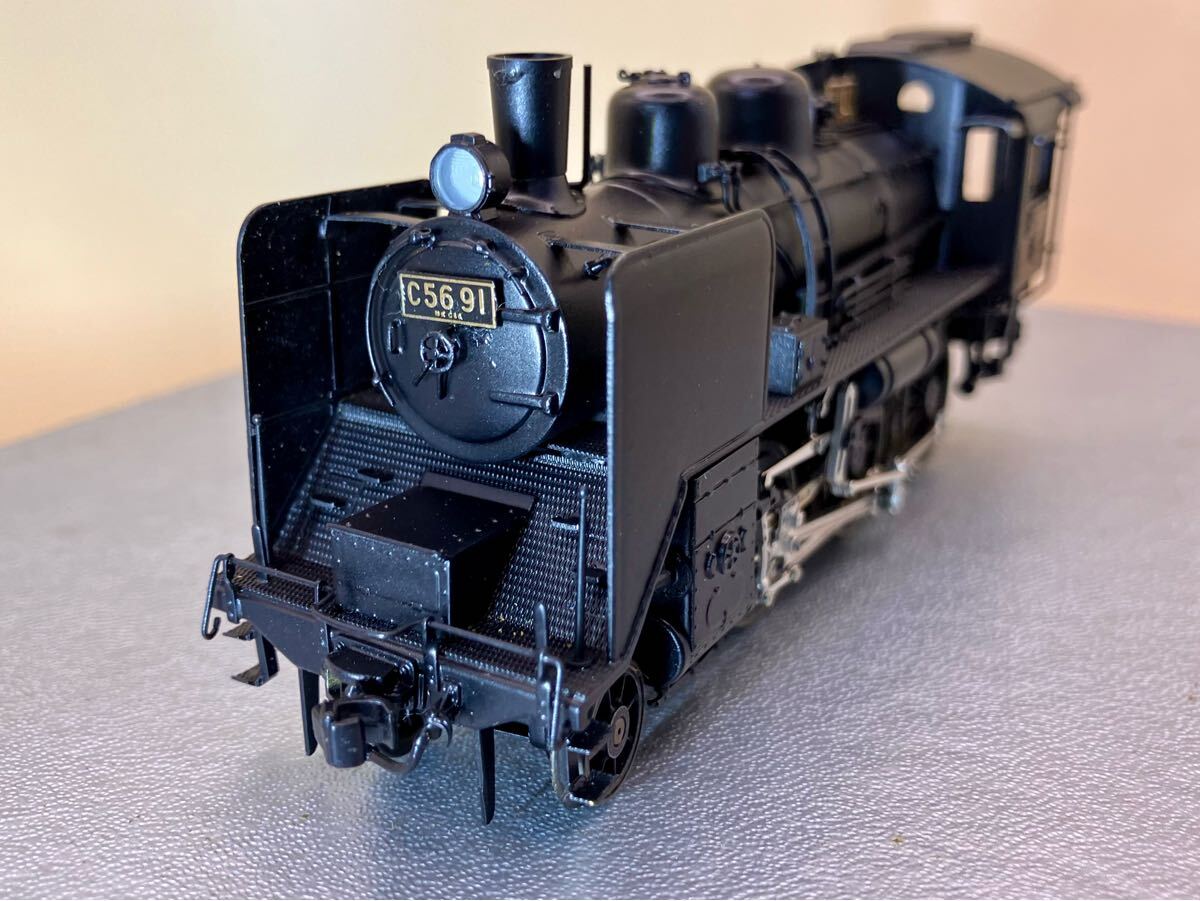 天賞堂 蒸気機関車 HOゲージ C56形 No.545 走行調整済 鉄道模型 送料無料拍卖