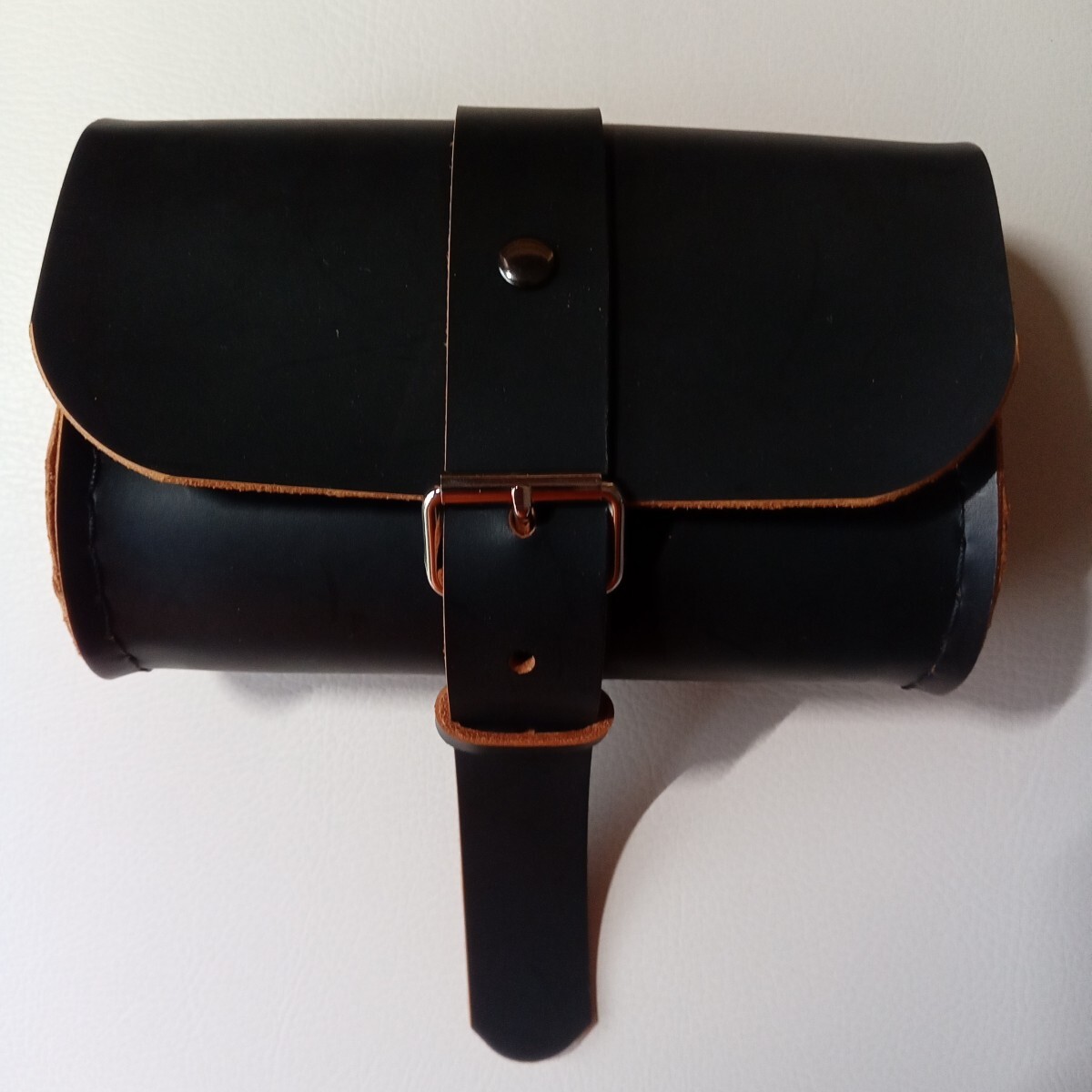 ツールバッグ 手縫い仕上げ モンキー ブラック ハンドメイド 拍卖