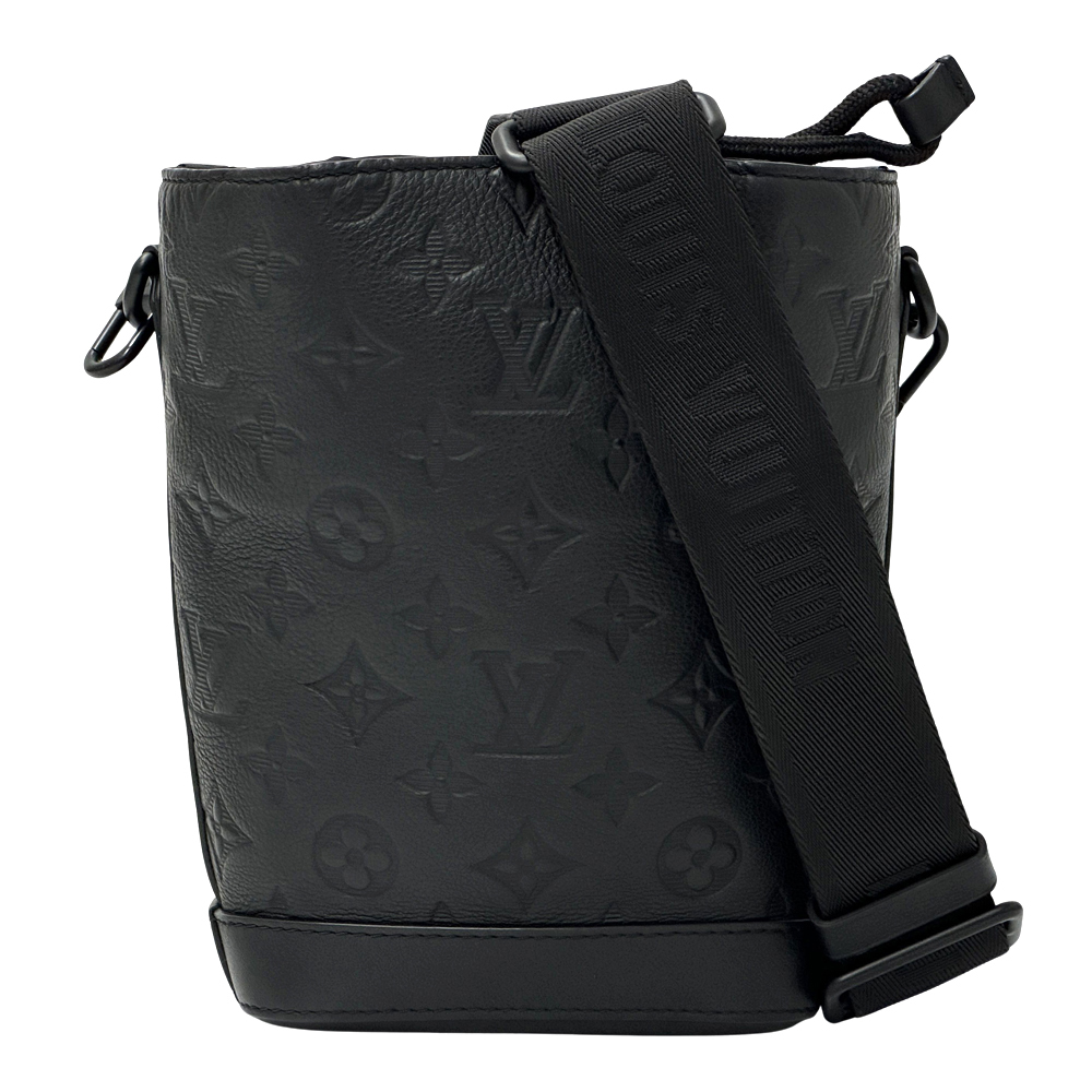 ルイ・ヴィトン LOUIS VUITTON バッグ モノグラム シャドウ レディース メンズ ブランド ショルダーバッグ ナイロン ノエスイング ノワール拍卖