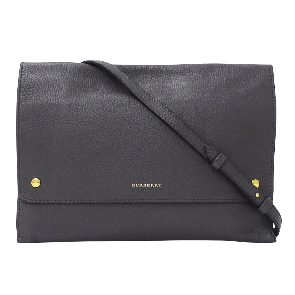 バーバリー BURBERRY バッグ レディース ブランド ショルダーバッグ ショルダーウォレット レザー グレー おしゃれ拍卖