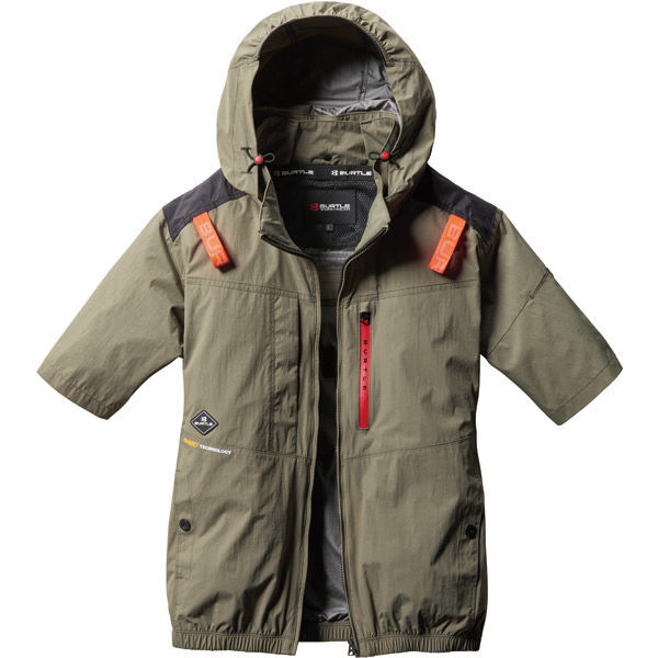 2025年モデル XL(LL) アーミカーキ 半袖 バートル 空調服 AC2086 ハイバック エアークラフト【送料一律300円】②拍卖