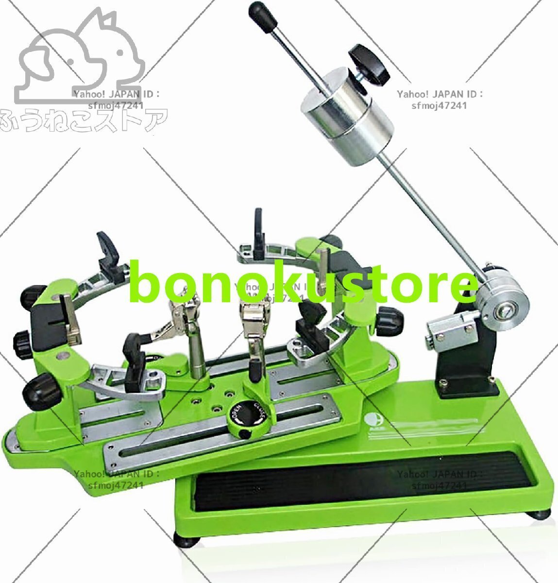 6点固定バドミントンラケットストリングマシン、360°ラケット回転/滑り止め耐久性のあるプルワイヤーストリングツール拍卖