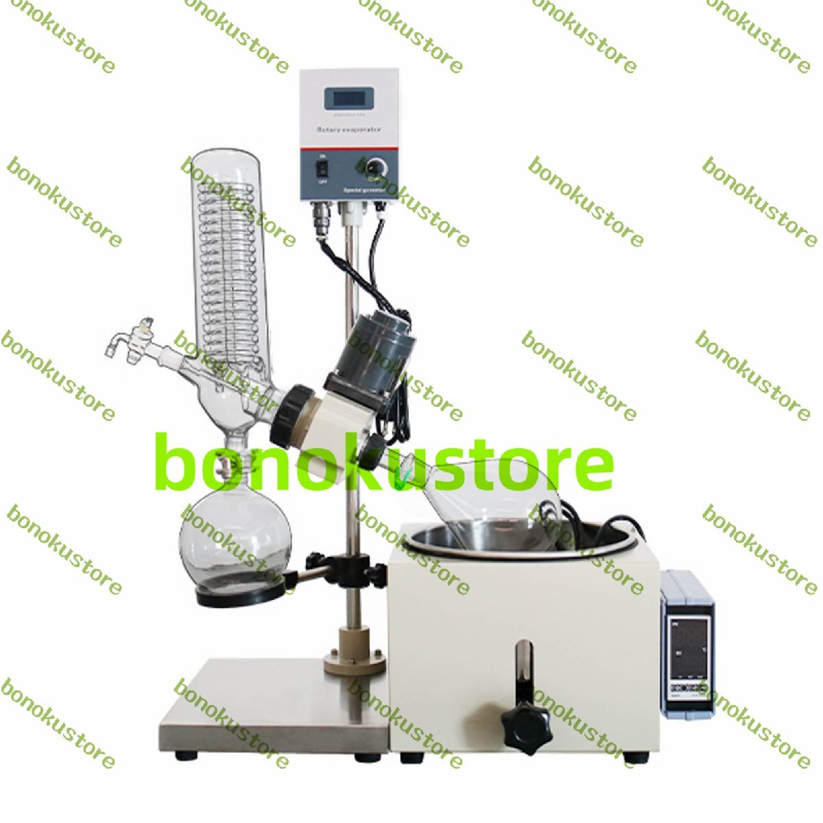 ロータリーエバポレーターラボロータリーエバポレーター実験室用減圧蒸留精製結晶化凝縮エッセンシャルオイル 自動リフティング付き500ml拍卖