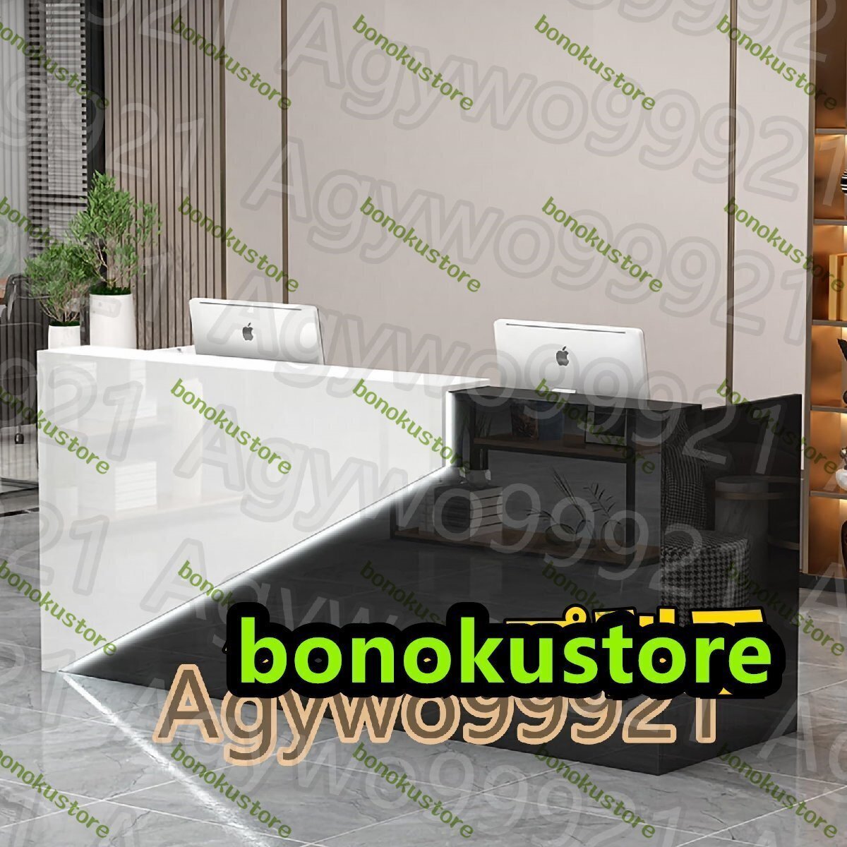 レジカウンター受付カウンター組み立てレジ台 木製のレ受付カウンター おしゃれ 大量収納レジカウン160x60x100cm拍卖