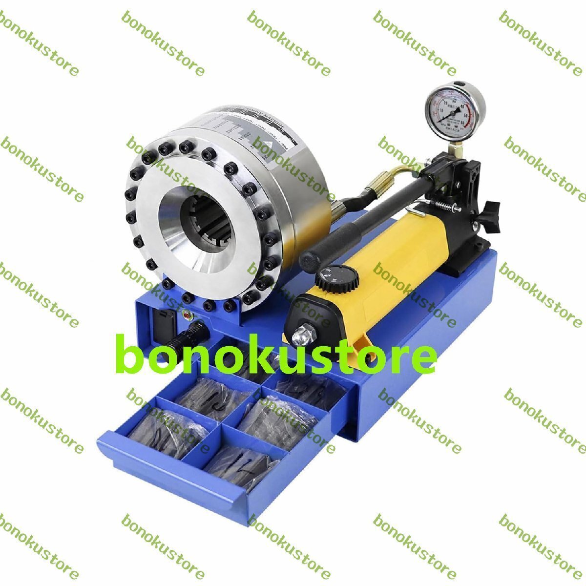 手動油圧ホースクリンパー 35MPA ポータブルステンレス鋼油圧オイルパイプ収縮機 1L 燃料タンク付き 6-28mm 源泉徴収範囲 自動車修理拍卖