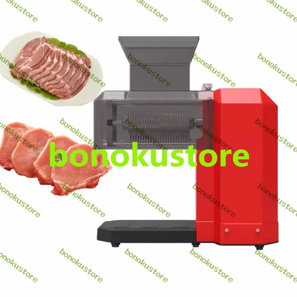 業務用肉挽き機 600W電気ステーキテンダライザー ステンレス鋼自動肉ほぐし機腱破壊ミートハンマー ステーキ 豚肉 子羊肉 冷凍肉用拍卖