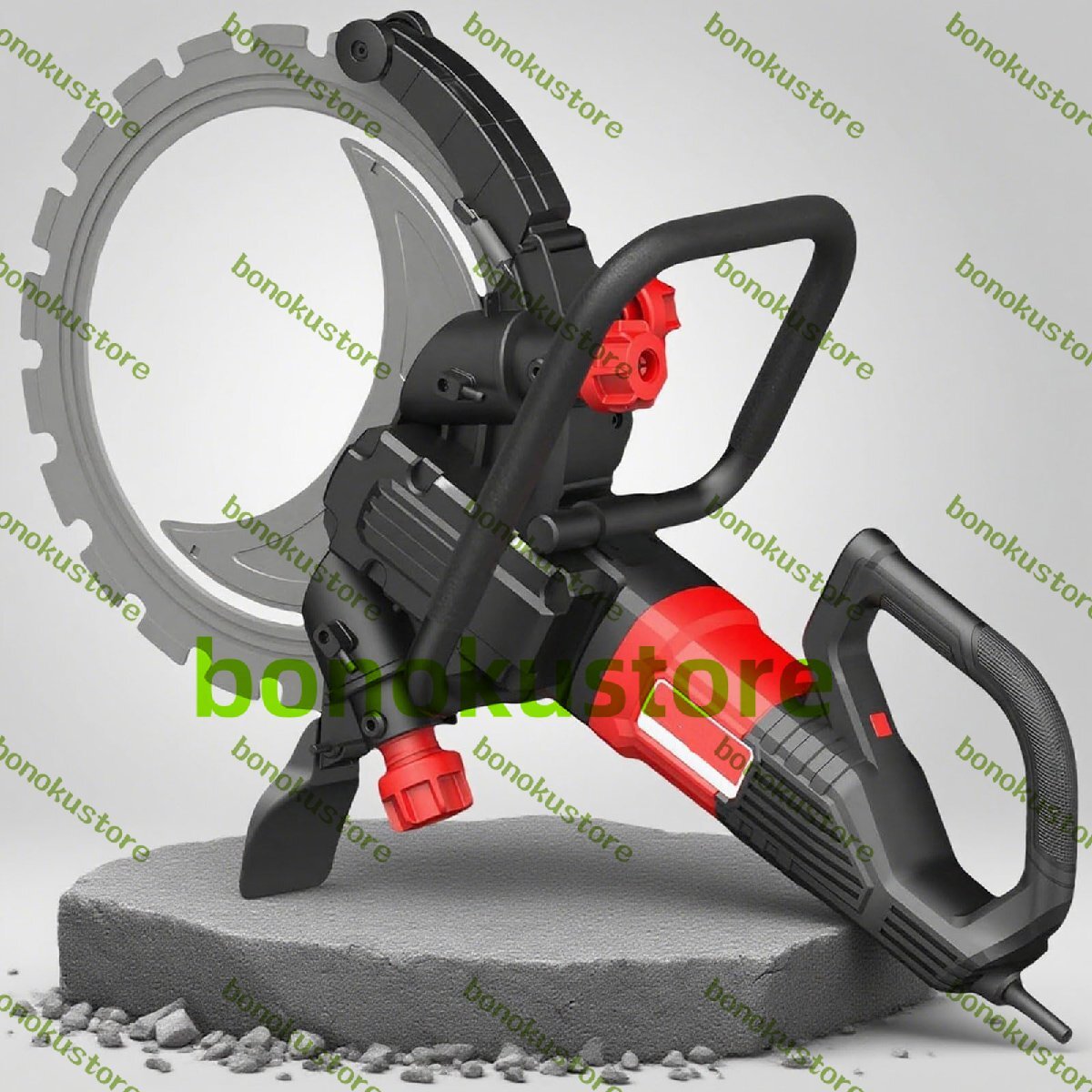 電動コンクリートソー 16インチアップグレードハンドヘルドコンクリートリングカッティングソー 給水式ダスト抑制機能付き 8900W高出力拍卖