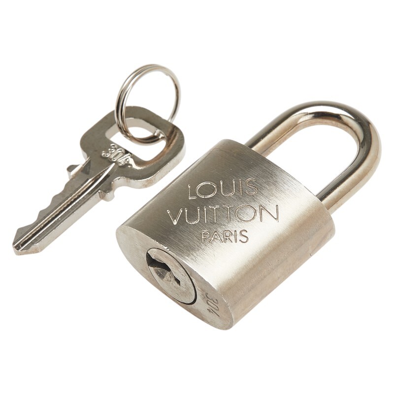ルイ ヴィトン カデナ 南京錠 キー セット シルバー メタル レディース LOUIS VUITTON 【中古】拍卖