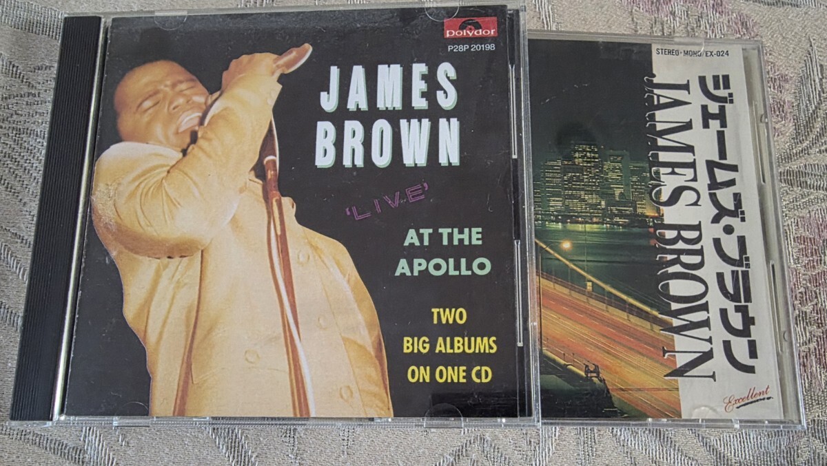 CD james brown ジェームズ・ブラウン CD2枚セット拍卖