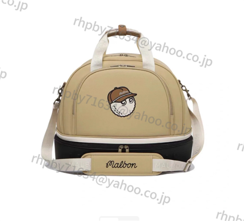 新荷★★マルボンゴルフ★ malbon golf ボストンバッグ ショルダーバッグ● RH042拍卖
