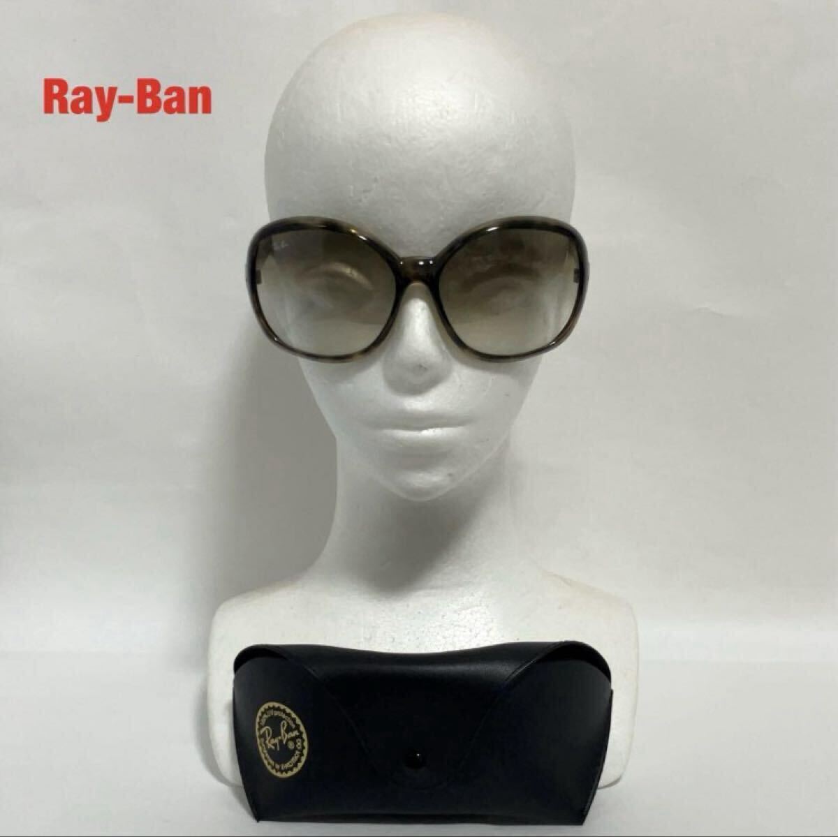 【人気】Ray-Ban レイバン サングラス ベッコウ柄 グラディエントレンズ ユニセックス 付属品付き RB4113 JACKIE OHH Ⅲ拍卖