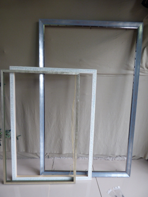 み937【直接引取り対応*京都発】3点セット キャンバス フレーム 額装 大型フレーム 絵画 アート 木製拍卖