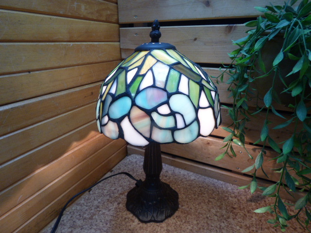 み951.卓上ランプ テーブルランプ ステンドグラス 拍卖