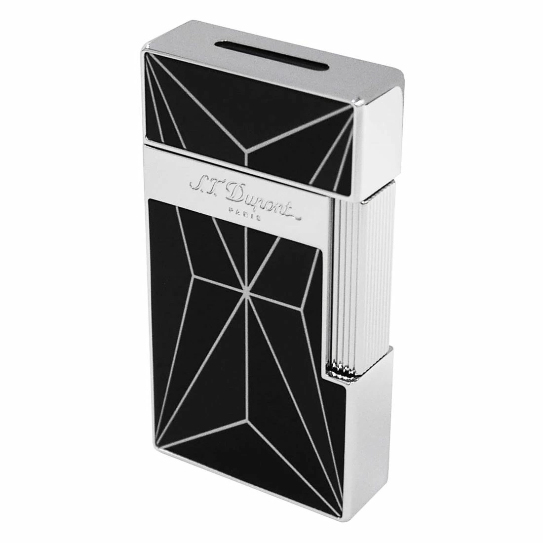 S.T.Dupont エス・テー・デュポン 国内正規品 ライター ターボライター 25070 BIGGY ビッギー ブラックラッカークロム トーチフレーム拍卖