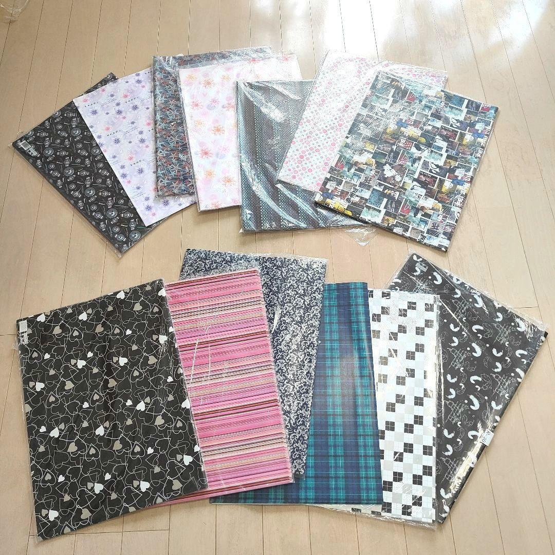 ラッピングペーパー315枚② 半才判 包装紙 コラージュ ラッピング 本のカバー拍卖